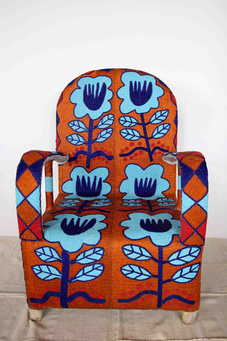 BEADED YORUBA CHAIR 4