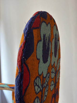 BEADED YORUBA CHAIR 4