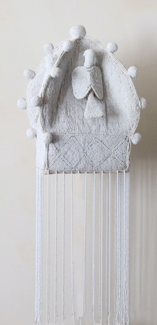 BEADED YORUBA CROWN PENDANT LAMP 4