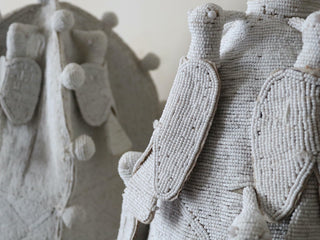 BEADED YORUBA CROWN PENDANT LAMP 5