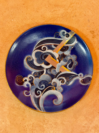 Swirling Clouds - Quarter Plate