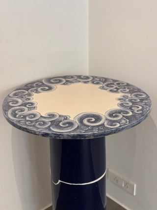 Badal Table With Pillar Base