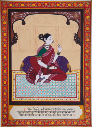 Noble lady wearing a Joth saree