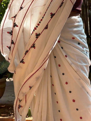 Villakku Merino Cotton Saree