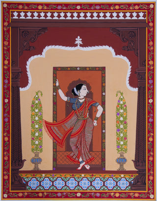 A nautch girl at Bawankhani