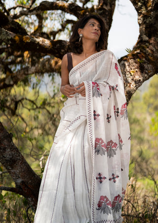 The Rhododendron Saree