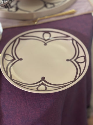 Bombay Gothic - Quarter Plate - Purple