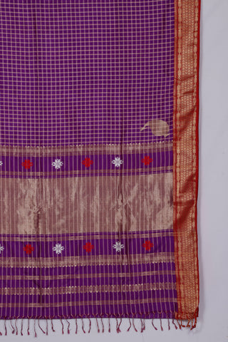 Dafla Chaukada Saree