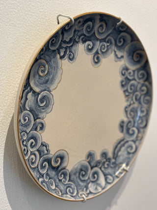 XL Badal Urli with Gold Lustre