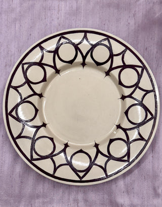 Bombay Gothic - Pasta Plate - Purple