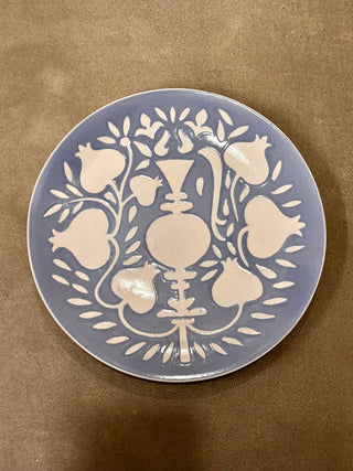 Pomegranate & Vase - Dinner Plate - Lilac