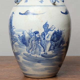 Vintage Chinese Blue and White Jar