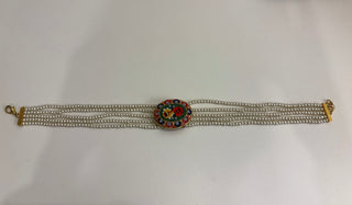Vintage Italian Mosaic Choker Necklace