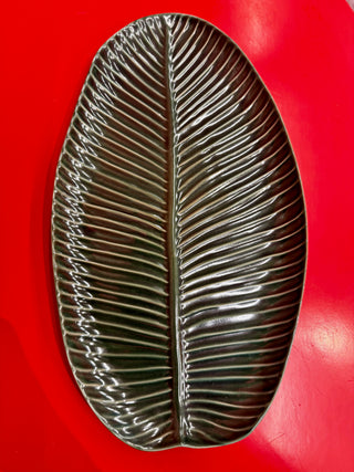 Kela - Large Platter - Copper Oxide Green