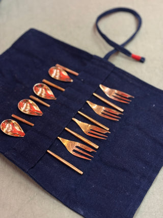 Cake Fork and Tea Spoon Set