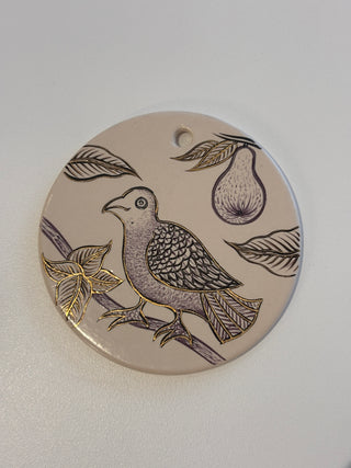 Bombay Gothic - Partridge in a Pear Tree - Xmas Decoration