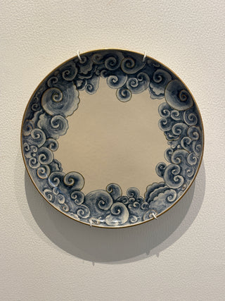 XL Badal Urli with Gold Lustre