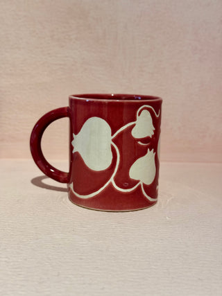 Pomegranate & Vase - Coffee Mug - Bubblegum Pink