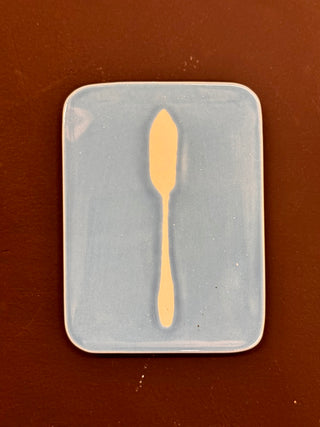 Blue Butter Knife - Rec Plate