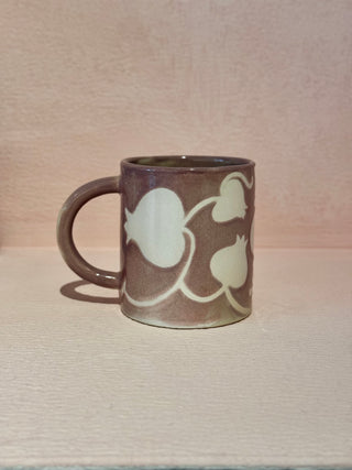 Pomegranate & Vase - Coffee Mug - Pale Purple