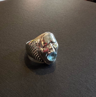 Face Ring - Blue