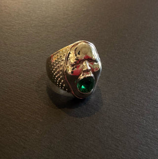 Face Ring - Green