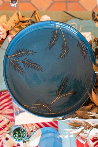 Fern - XL Chaat Urli - Pond Blue