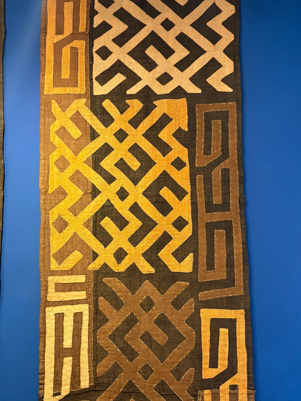 Vintage African Rafia Kuba cloth 1960's – 47-A