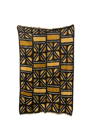African Mud Cloth Handwoven and Dyed with Fermented Mud