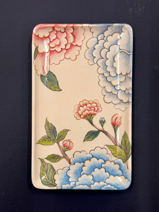 Floral - Small Rec Plate