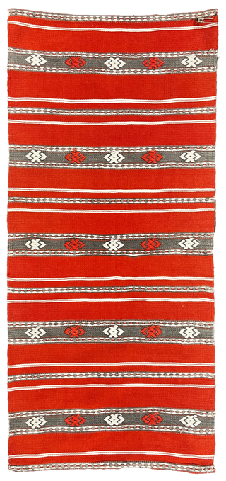 Hand Woven 1960's Textile, Made in Mexico