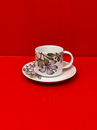 Kachnar Purple Bloom Tea Cup & Saucer