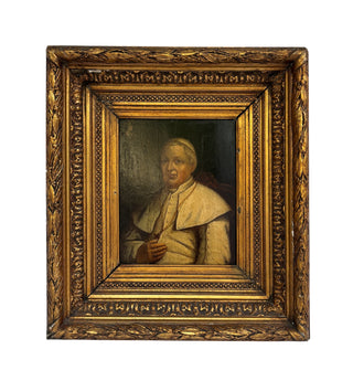 Portrait Of A Pope - Oil On Canvas