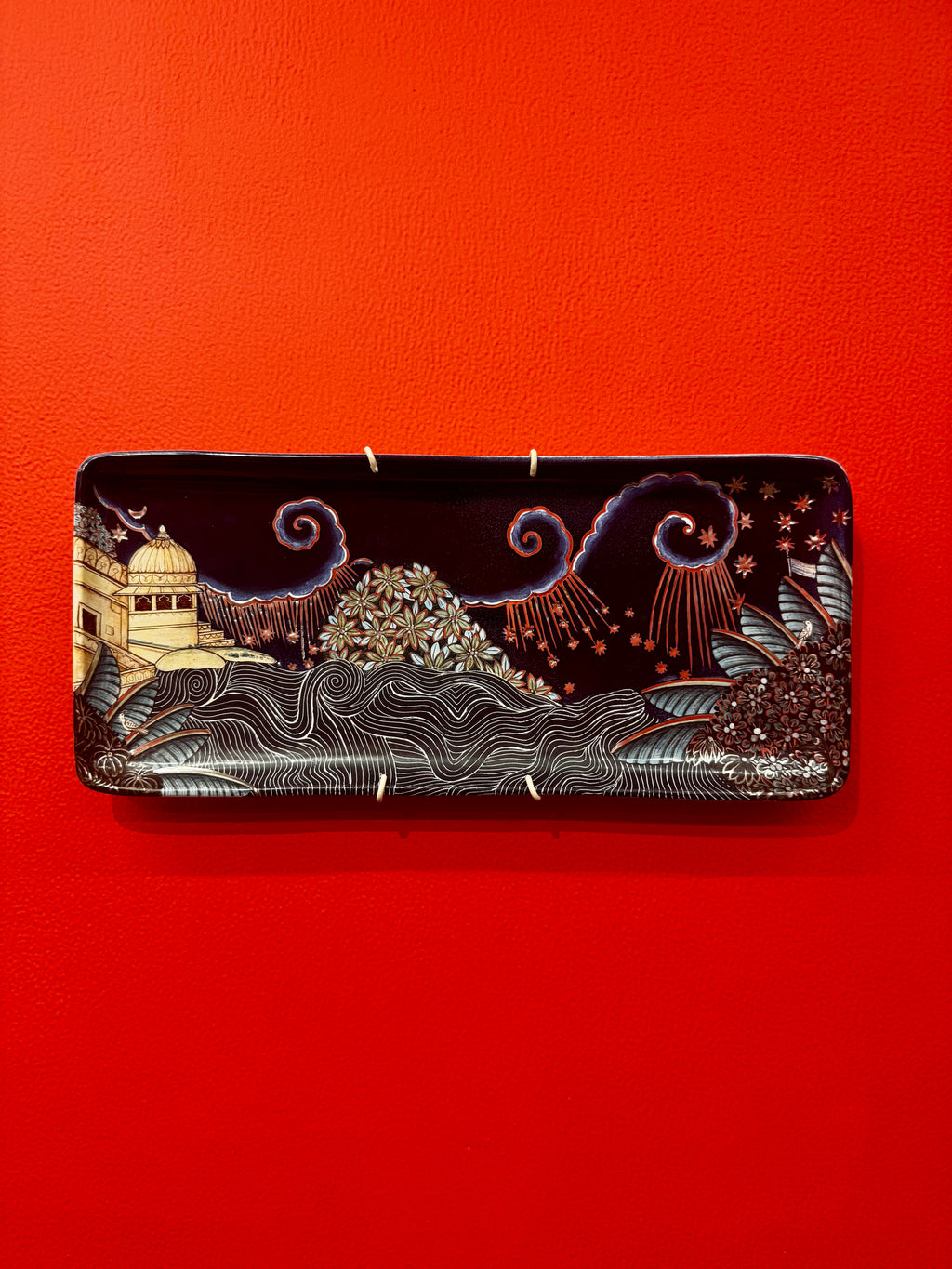 Starry Night - Large Rectangular Plate – 47-A