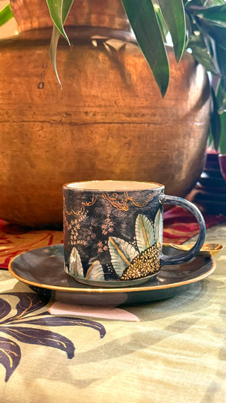 Starry Night Design - Teacup & Saucer