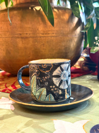 Starry Night Design - Teacup & Saucer